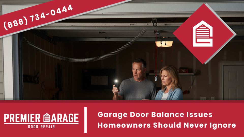 Premier Garage Repair Thumbnail_ Garage Door Balance Issues Homeowners Should Never Ignore