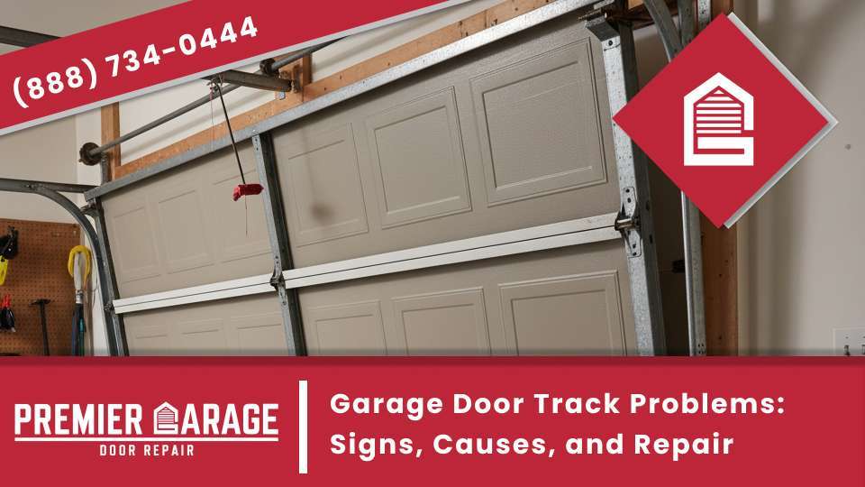 Garage Door Track Problems: Signs, Causes, and Repair