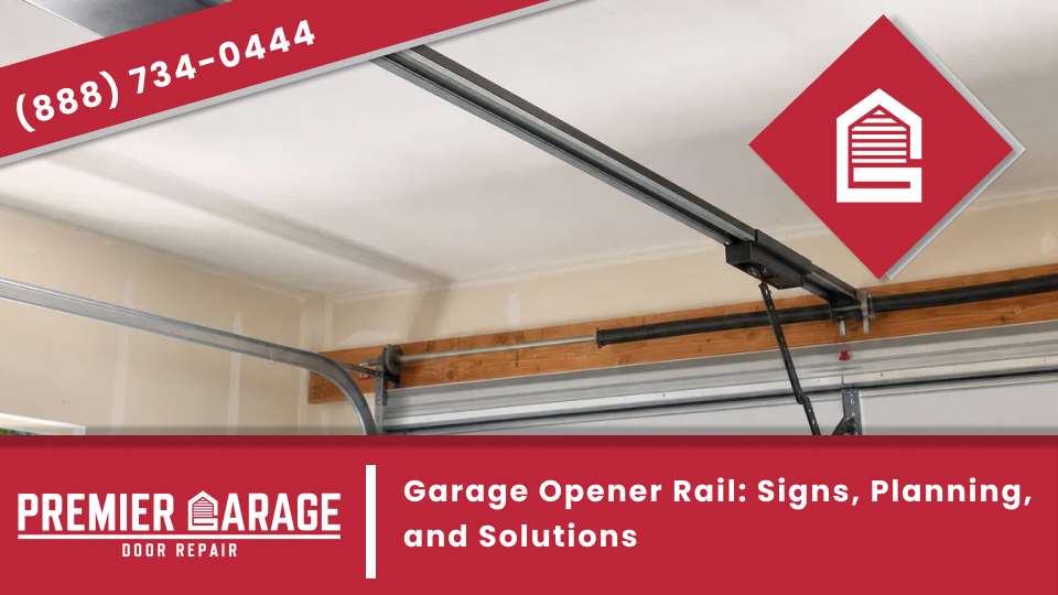 Garage trolley problems, opener rail alignment, garage drive repair, and garage opener rail near you need professional service.